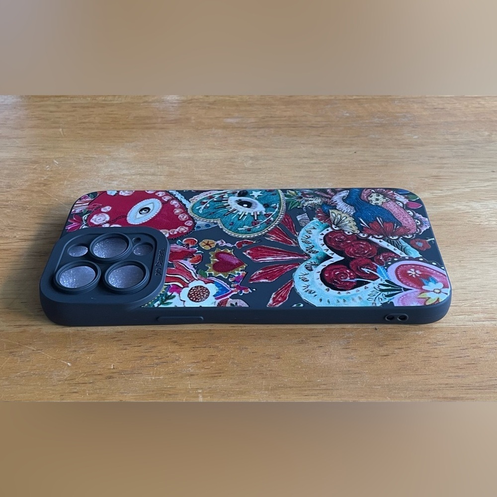 Boho Hearts & Eyes iPhone 14 Pro Max Case – Bold & Beautiful - Picture 4 of 5